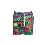 Underage study hall athletic shorts ocean storm product front