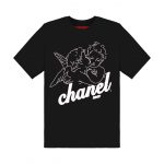 Chanel angels tshirt underage product black white front