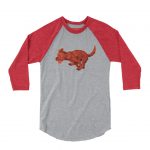 Underage red racing dog 34 length tshirt product red grey
