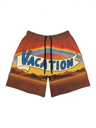 Underage desert vacation athletic shorts product front 2 strings