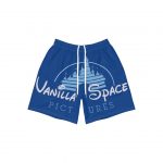 Vanilla space pictures castle logo athletic shorts product front