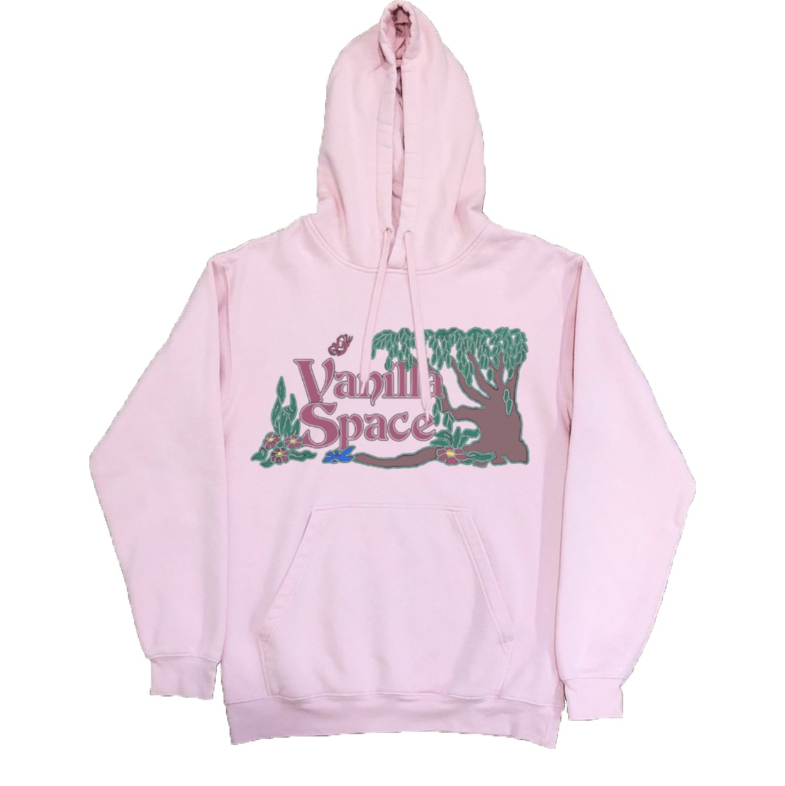 Vanilla Space Willow Pullover Hoodie (Pink)